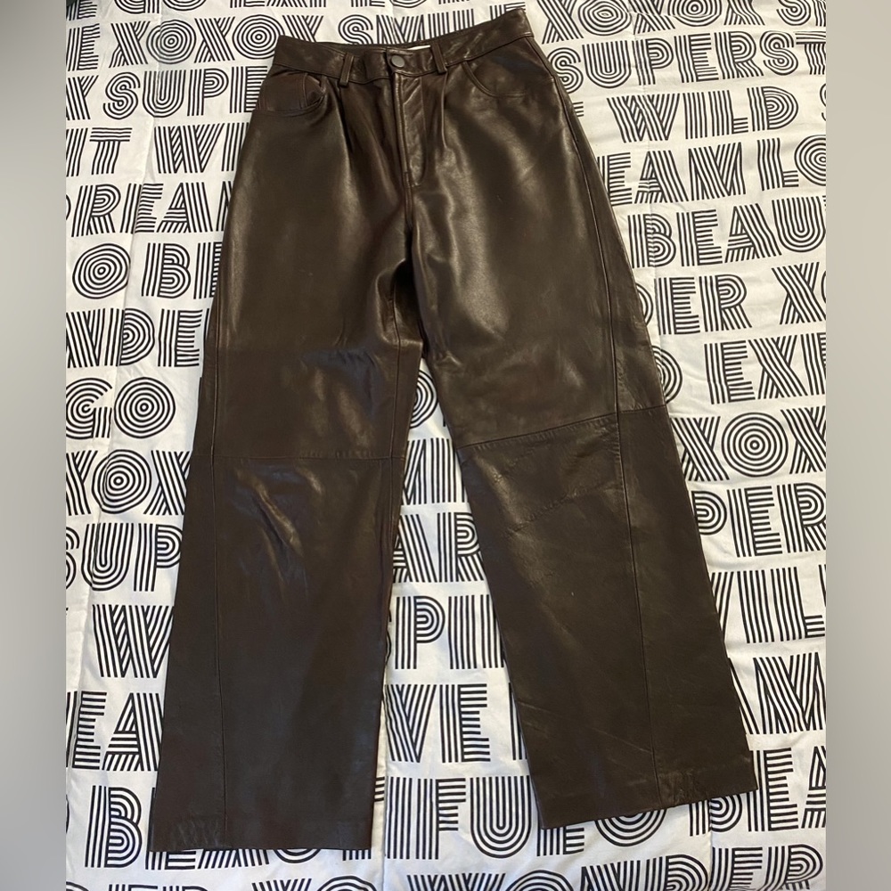 Zara Leather Pants